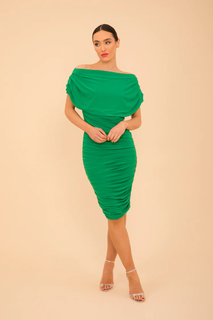 Exclusive Deal denim dressOXYGEN JERSEY DRESS (GREEN)