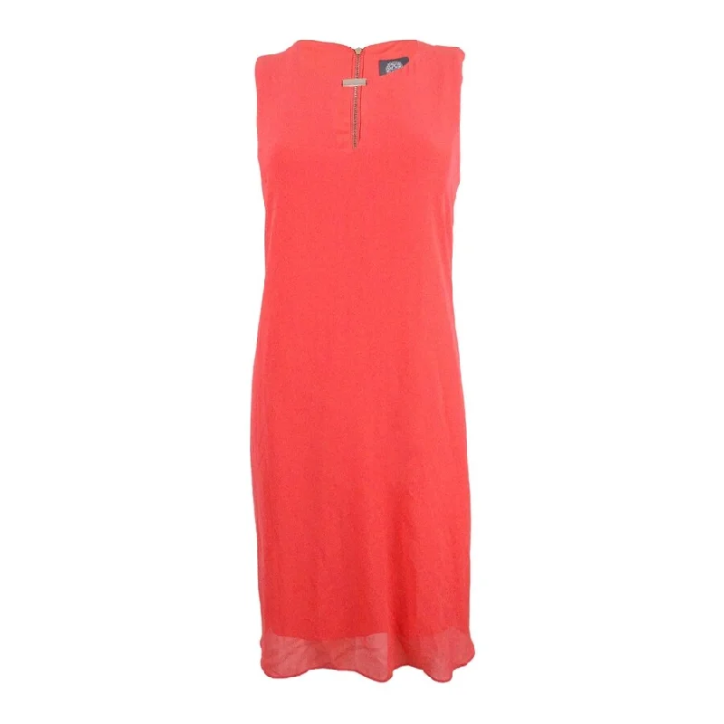 Special Offer bohemian dressVince Camuto Women's Sleeveless Keyhole Flyaway Dress