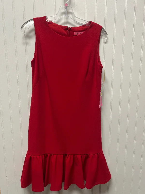 Limited Stock playful dressDress Casual Short By Betsey Johnson In Red, Size: S
