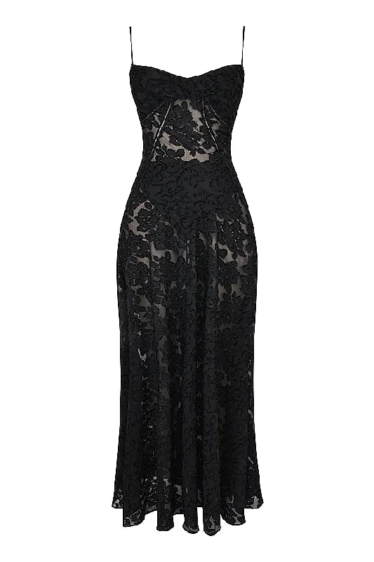 Friends and Family Sale floral dressA&A Lace Floral Spaghetti Strap Sheer Sleeveless Black Dress Friends and Family Sale floral dressA&A Lace Floral Spaghetti Strap Sheer Sleeveless Black Dress