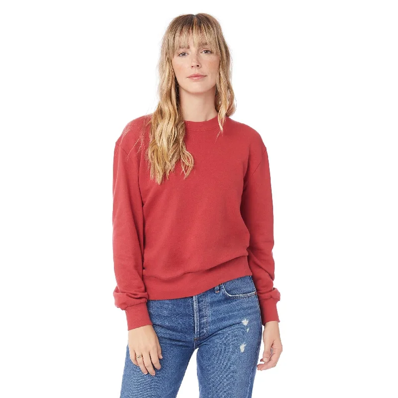 Markdown Madness Throwback Washed Terry Sweatshirt (Faded Red)