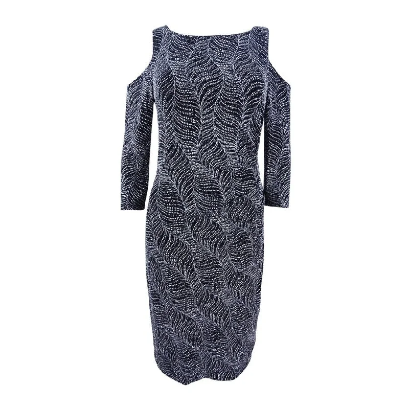 Unbeatable Prices bodycon dressSangria Women's Cold-Shoulder Sheath Dress