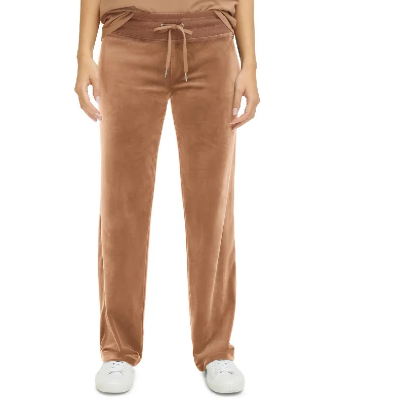 Best Deals Calvin Klein Womens Velour Pull On Sweatpants