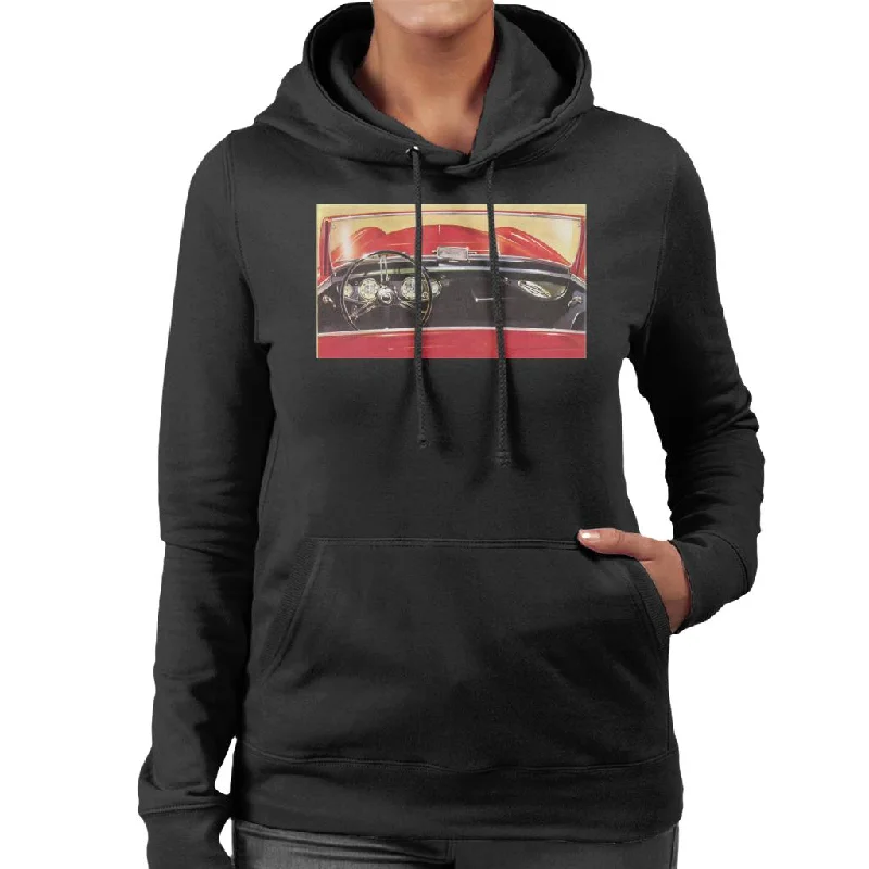 Unmissable Offer casual hoodie for workoutAustin Healey Drivers Seat British Motor Heritage Women's Hooded Sweatshirt Unmissable Offer casual hoodie for workoutAustin Healey Drivers Seat British Motor Heritage Women's Hooded Sweatshirt