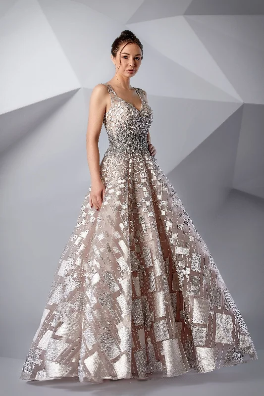 Best Deals elegant dressMODESSA COUTURE M20216 DRESS