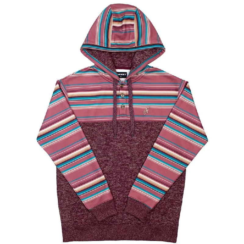 Year-End Sale 'Hooey' Women's "Jimmy" Hoody - Serape / Maroon