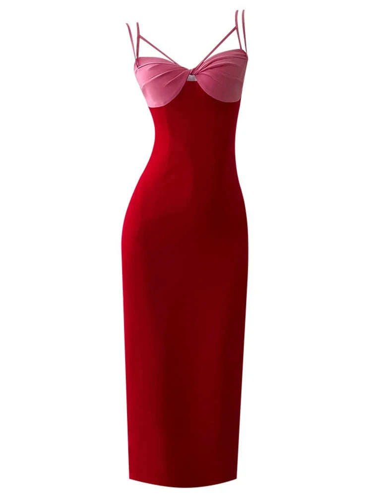 Buy Now fitted cocktail dressA&A Yasmin Bustier Contrast Strap Bodycon Dress