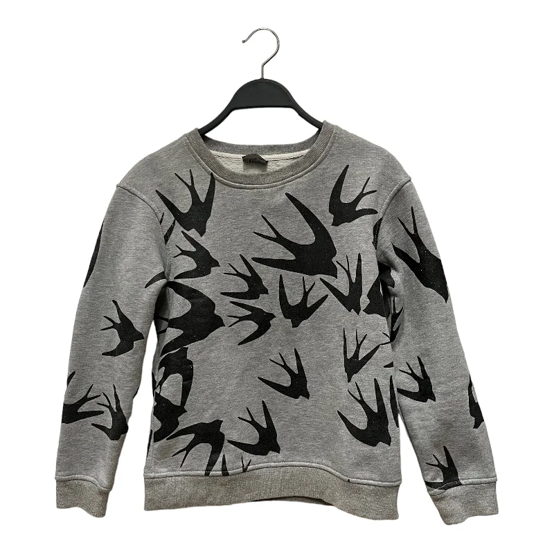 Savings Alert Alexander McQueen/Sweatshirt/S/Glitter/Cotton/GRY/Birds