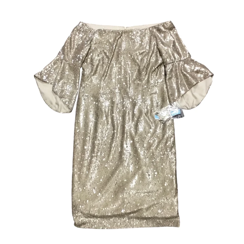 Today’s Special trendy bodycon dressDress Party Midi By Antonio Melani In Gold, Size: 10