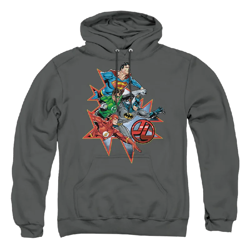 Online Specials chic pullover hoodieJustice League Starburst Pullover Hoodie