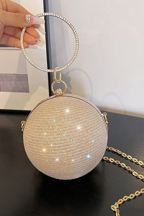 Act Now fitted bodycon dressUnique Diamonds Evening Circle Bag