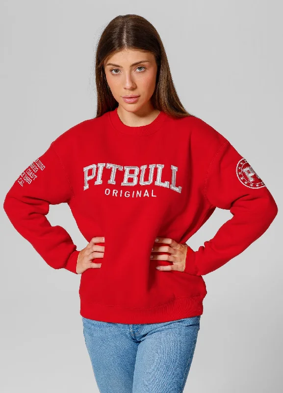 Sneak Peek Sale Women's oversize sweatshirt Tyrian