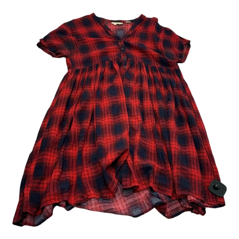 Great Bargains chic wrap dressDress Casual Short By Tylho In Plaid Pattern, Size: S