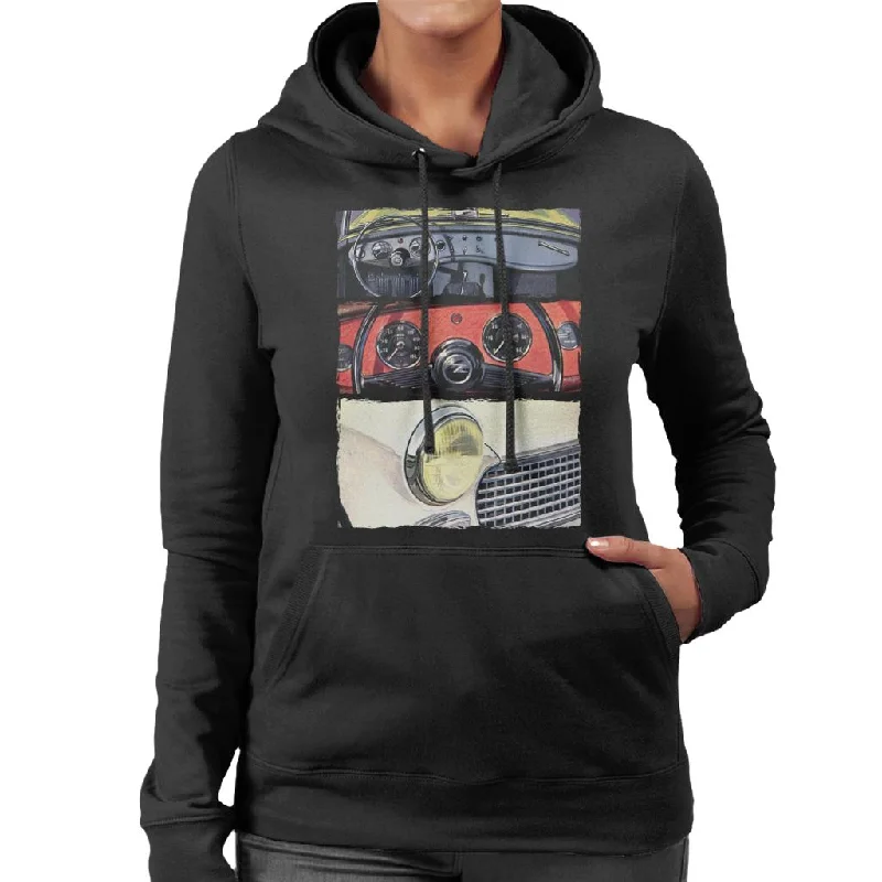 Online Exclusive urban hoodieAustin Healey Montage British Motor Heritage Women's Hooded Sweatshirt Online Exclusive urban hoodieAustin Healey Montage British Motor Heritage Women's Hooded Sweatshirt
