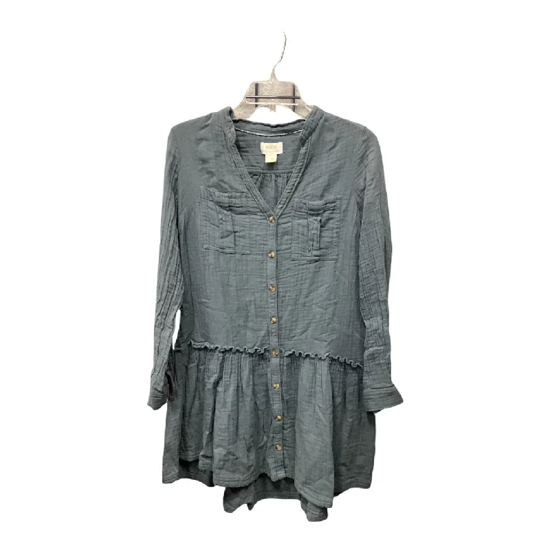 TIME-Limited Offer wool dressDress Casual Short By Maeve In Blue, Size: 0