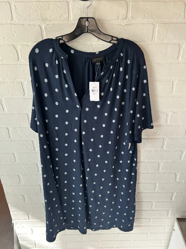 Today Only chic dressDress Casual Midi By J. Jill In Blue & White, Size: Xl