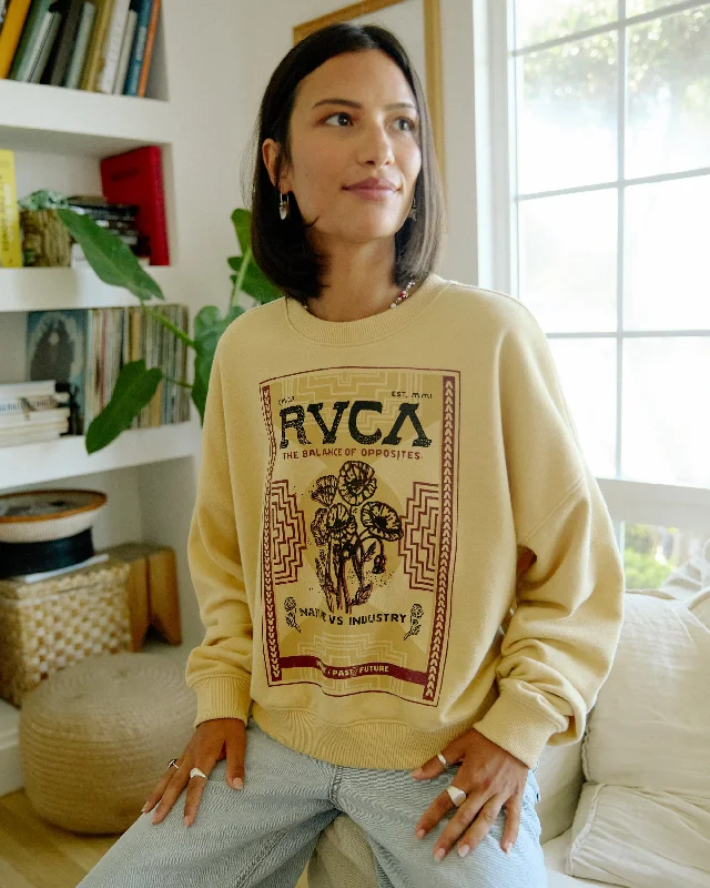 Can't Miss Court Crewneck Sweatshirt - Sahara Sun