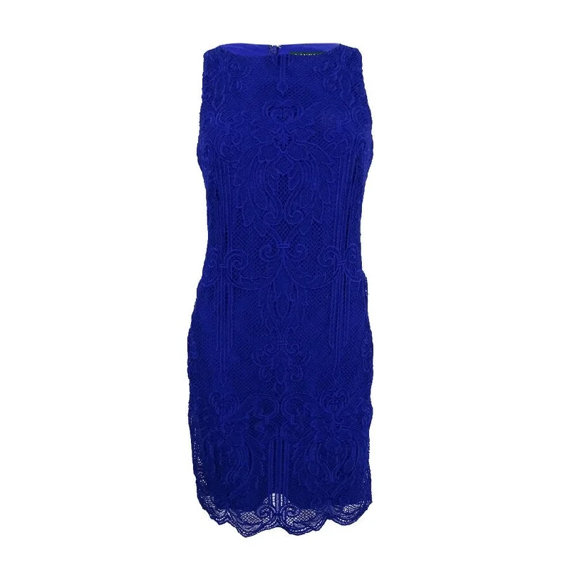 Fantastic Deals midi dressLauren by Ralph Lauren Women's Lace Sleeveless Sheath Dress