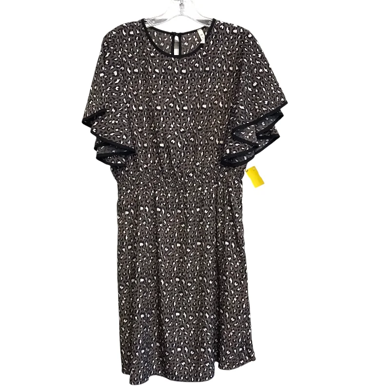 The Best Prices wrap dressDress Work By Mts In Animal Print, Size:L