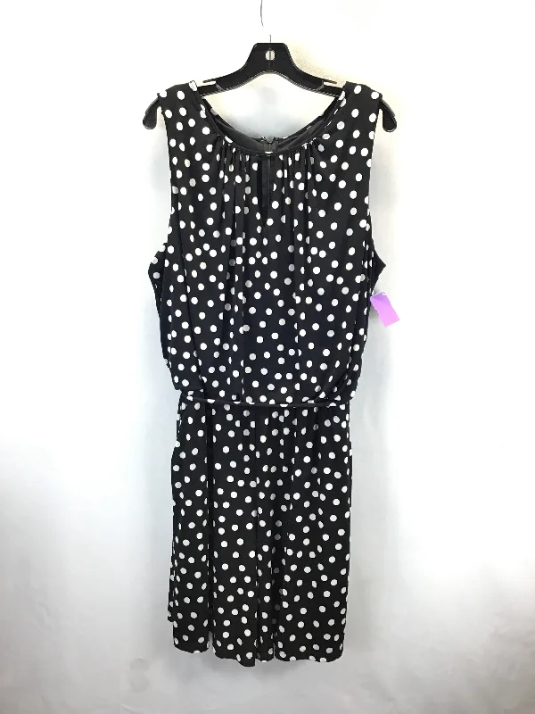Deal Alert casual evening dressDress Casual Short By London Times In Polkadot Pattern, Size: 20 Deal Alert casual evening dressDress Casual Short By London Times In Polkadot Pattern, Size: 20