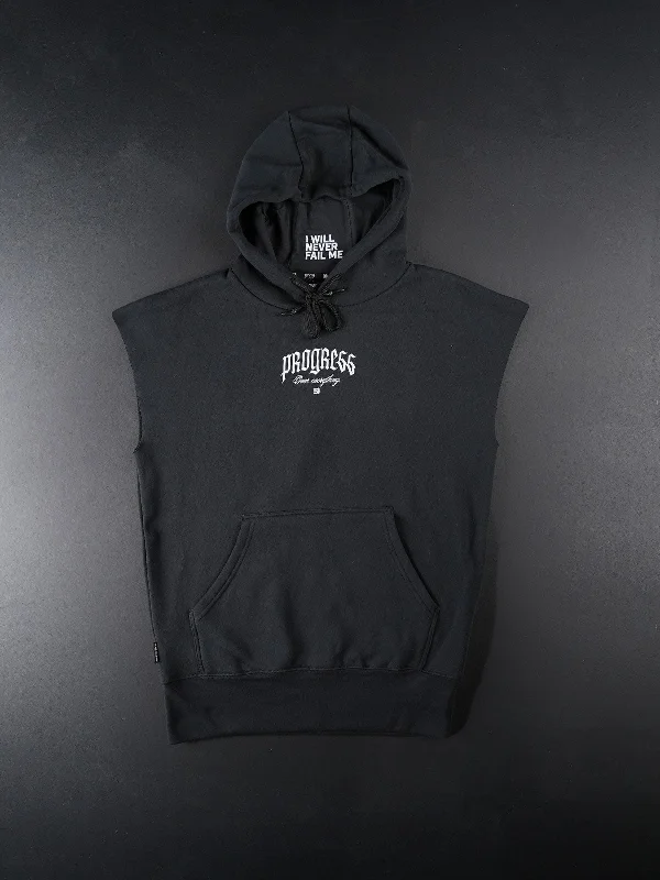Mega Deal PROGRESS SLEEVELESS PULLOVER-BLACK