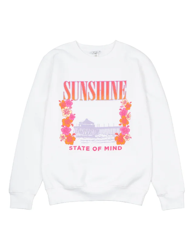 Great Deals Women's Sunshine Mind L/S Crewneck Sweatshirt