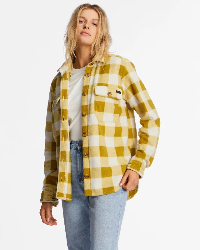 Sale Event A/Div Forge Fleece Flannel Shacket - Fresh Moss