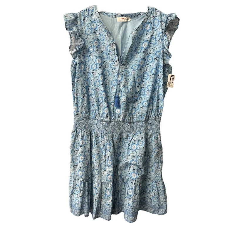 Don't Wait lace dressDress Casual Short By Vineyard Vines In Blue, Size: 2x