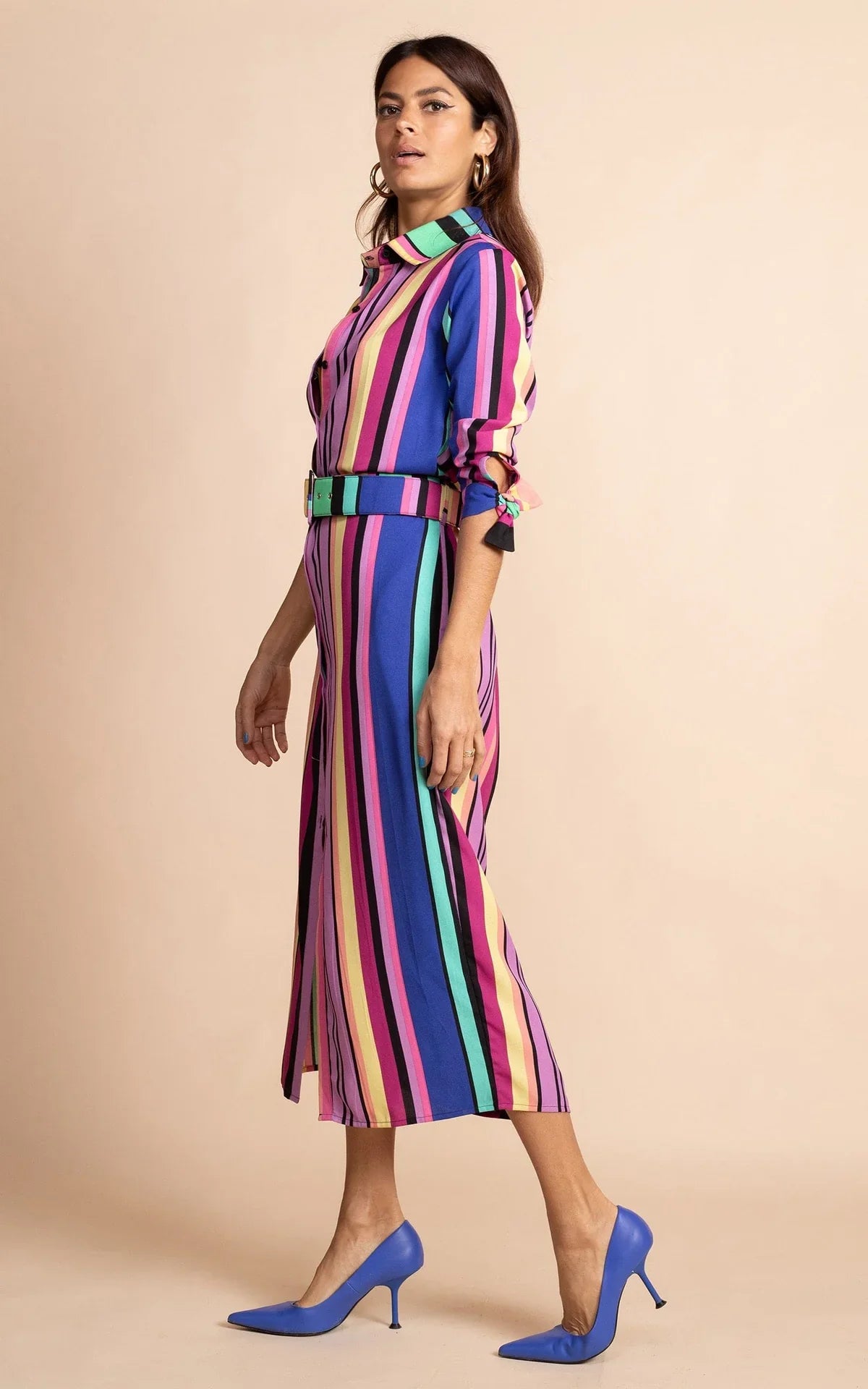 Exclusive Preview floral dressAlva Dress | Stripe (Multi)