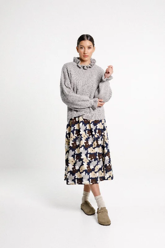 Price Drop Alert Ruffle Emma Jumper - Sale - Grey