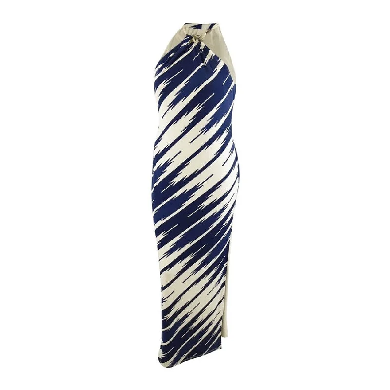 Members Only textured dressLauren Ralph Lauren Women's Print Jersey Halter Gown (16, Cream/Blue) Members Only textured dressLauren Ralph Lauren Women's Print Jersey Halter Gown (16, Cream/Blue)