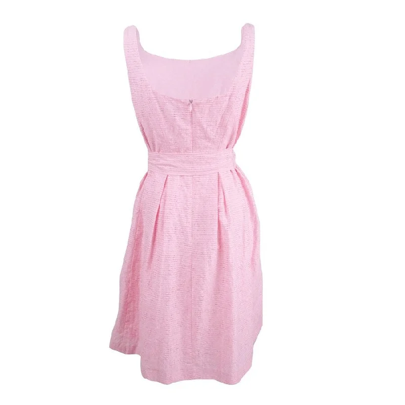 Take Advantage formal dressNine West Women's Belted Fit & Flare Dress