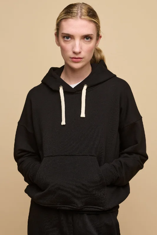 Deep Discounts Women's Hooded Sweatshirt - Black