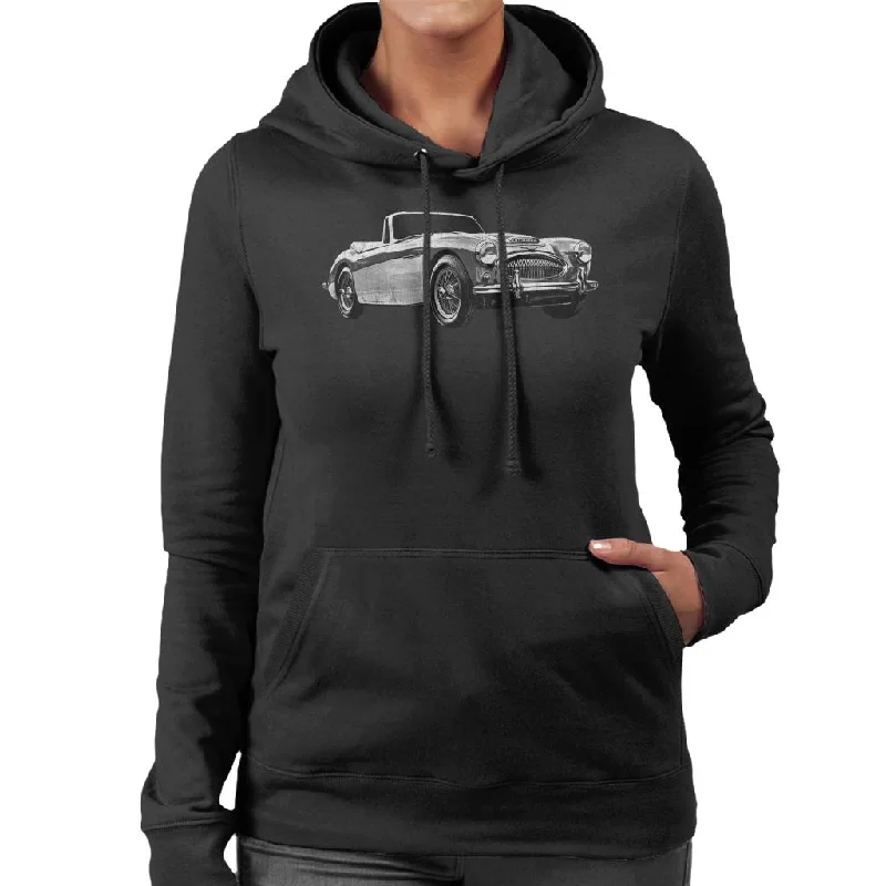 Bargain Prices minimal hoodieAustin Healey Grey British Motor Heritage Women's Hooded Sweatshirt Bargain Prices minimal hoodieAustin Healey Grey British Motor Heritage Women's Hooded Sweatshirt