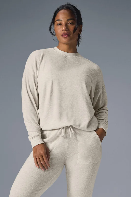 Massive Deals Soho Pullover - Oatmeal Heather