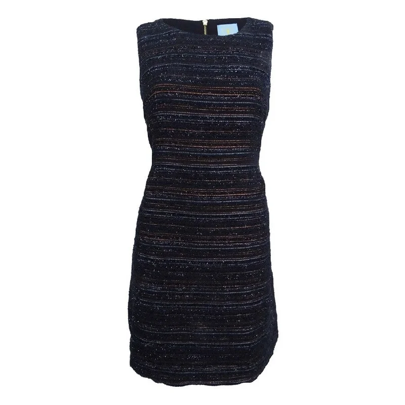 Closeout lace-up dressCece Women's Dallas Metallic Fit & Flare Dress (12, Rich Black) Closeout lace-up dressCece Women's Dallas Metallic Fit & Flare Dress (12, Rich Black)