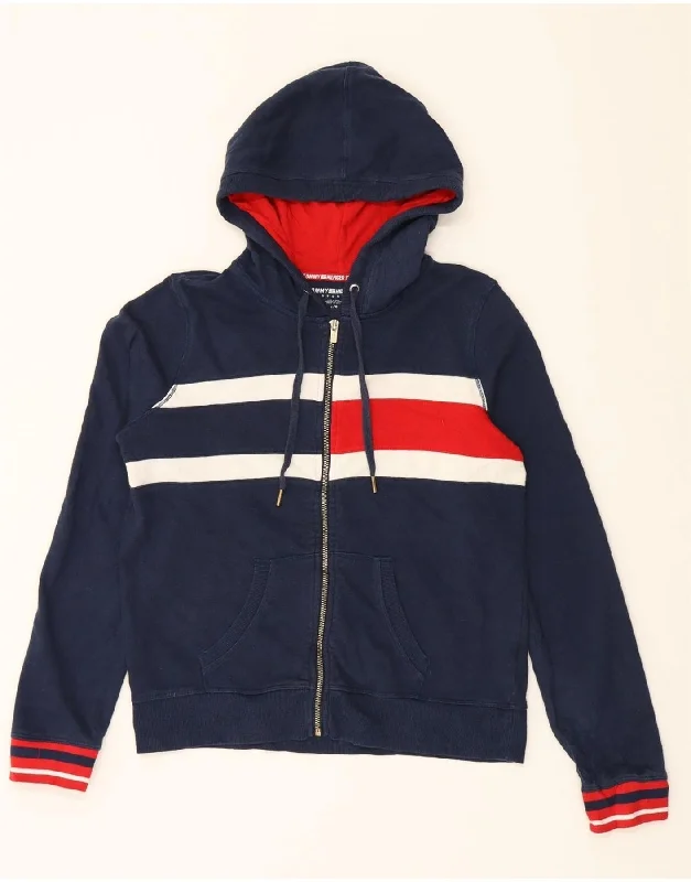 Get It Before It’s Gone TOMMY HILFIGER Womens Zip Hoodie Sweater UK 16 Large Navy Blue Cotton Get It Before It’s Gone TOMMY HILFIGER Womens Zip Hoodie Sweater UK 16 Large Navy Blue Cotton