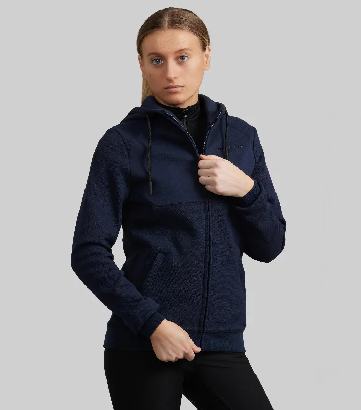 Online Only Legato Hooded Full-Zip Sweatshirt French Navy