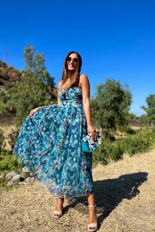 Exclusive Access elegant dressMedi Dress (Blue)