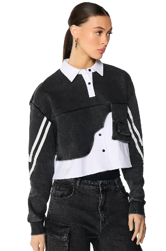 Year-End Clearance MAXINE LAYERED SWEATSHIRT