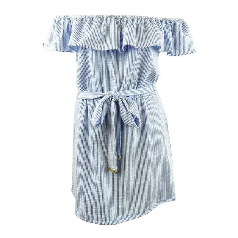Big Discounts satin midi dressMICHAEL Michael Kors Women's Ruffled Off-The-Shoulder Mini Dress (XL, Crew Blue) Big Discounts satin midi dressMICHAEL Michael Kors Women's Ruffled Off-The-Shoulder Mini Dress (XL, Crew Blue)