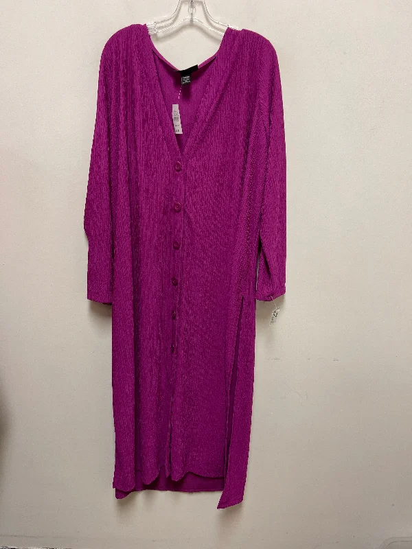 Seasonal Clearance winter dressDress Casual Maxi By Ashley Stewart In Purple, Size: 3x