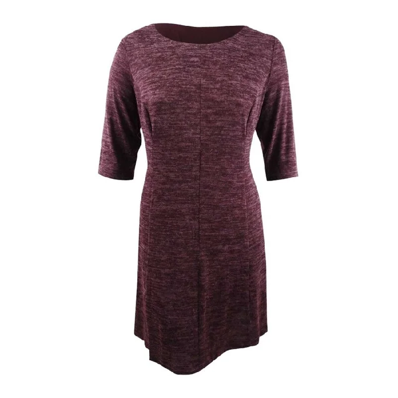 TIME-Limited Offer elegant maxi dressConnected Women's Fit & Flare Sweater Dress (10, Burgundy) TIME-Limited Offer elegant maxi dressConnected Women's Fit & Flare Sweater Dress (10, Burgundy)