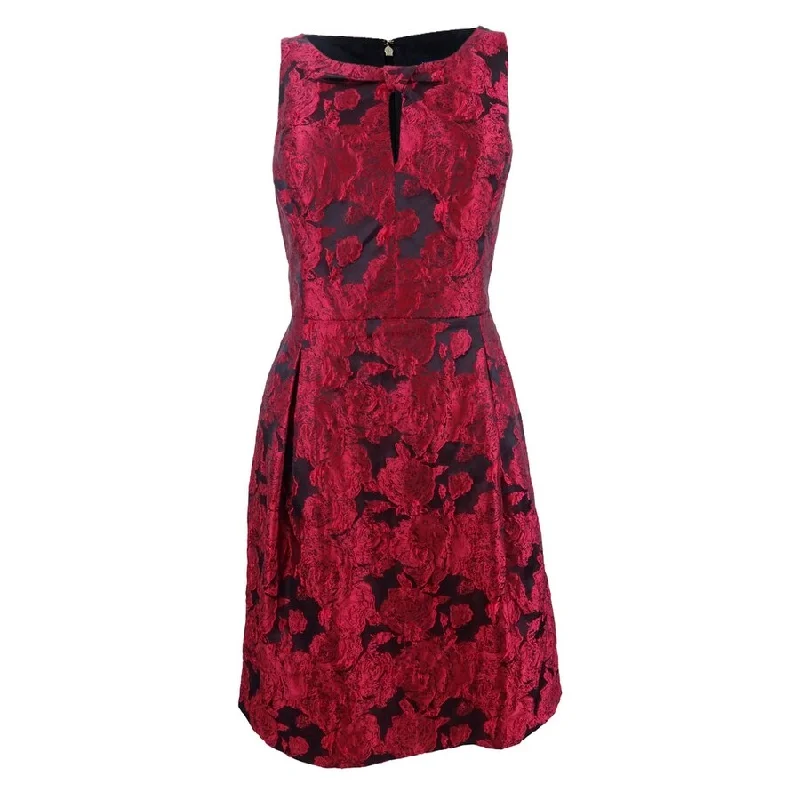 Incredible Offers layered dressTommy Hilfiger Women's Rose Jacquard Fit & Flare Dress Incredible Offers layered dressTommy Hilfiger Women's Rose Jacquard Fit & Flare Dress