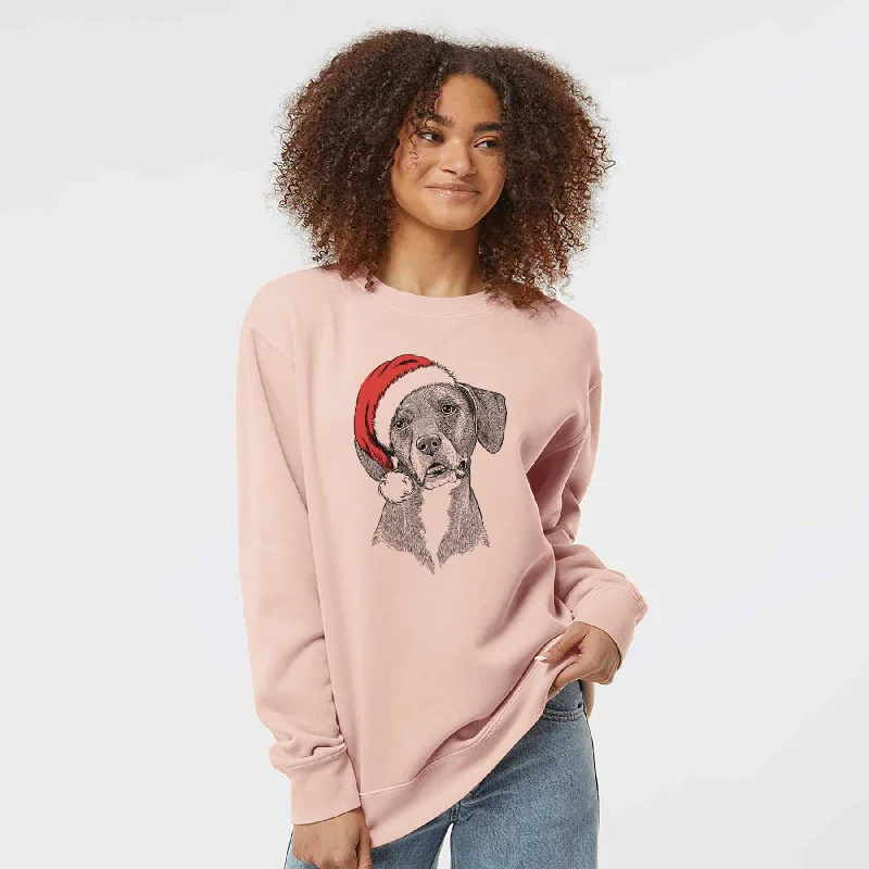 Fantastic Offers eco-friendly sports hoodieSanta Zeena the Plott Hound Mix - Unisex Pigment Dyed Crew Sweatshirt Fantastic Offers eco-friendly sports hoodieSanta Zeena the Plott Hound Mix - Unisex Pigment Dyed Crew Sweatshirt