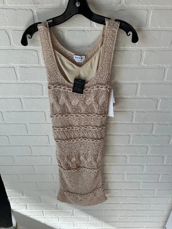 Price Drop high-waisted dressDress Casual Short By Bebe In Tan, Size: Xs
