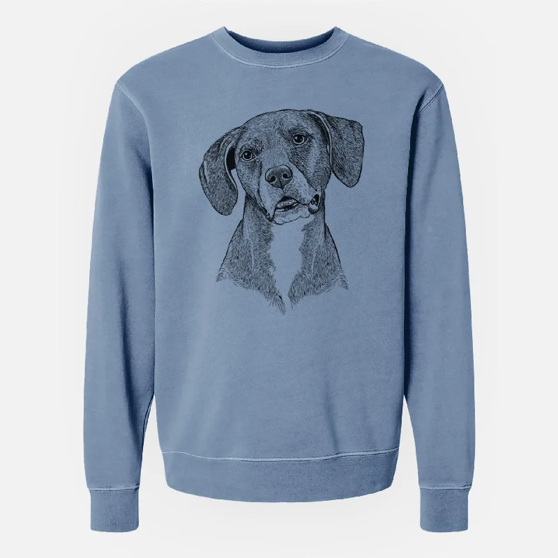 Huge Discounts vibrant athletic hoodieBare Zeena the Plott Hound Mix - Unisex Pigment Dyed Crew Sweatshirt Huge Discounts vibrant athletic hoodieBare Zeena the Plott Hound Mix - Unisex Pigment Dyed Crew Sweatshirt
