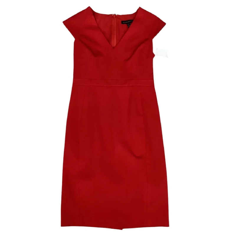 Price Buster long sleeve dressDress Casual Short By Banana Republic In Red, Size: 0