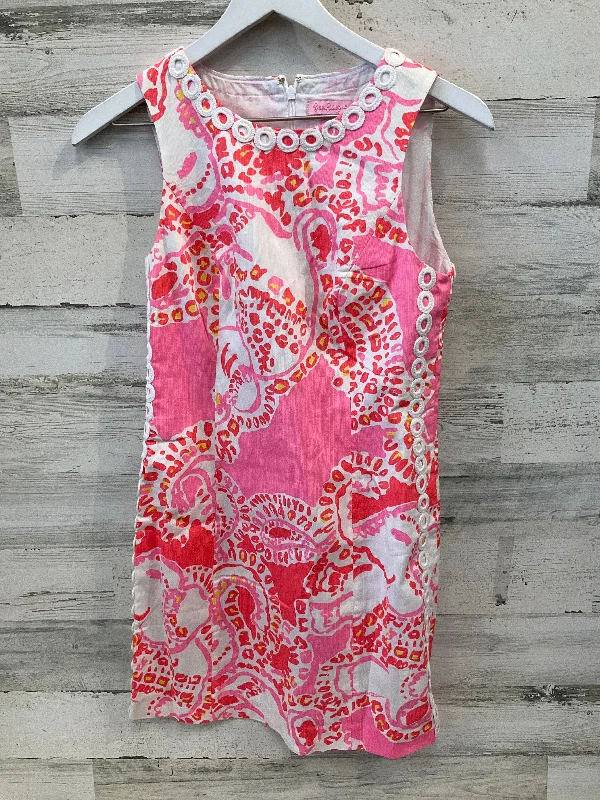Limited Availability knit dressDress Casual Midi By Lilly Pulitzer In Orange & Pink, Size: Xs