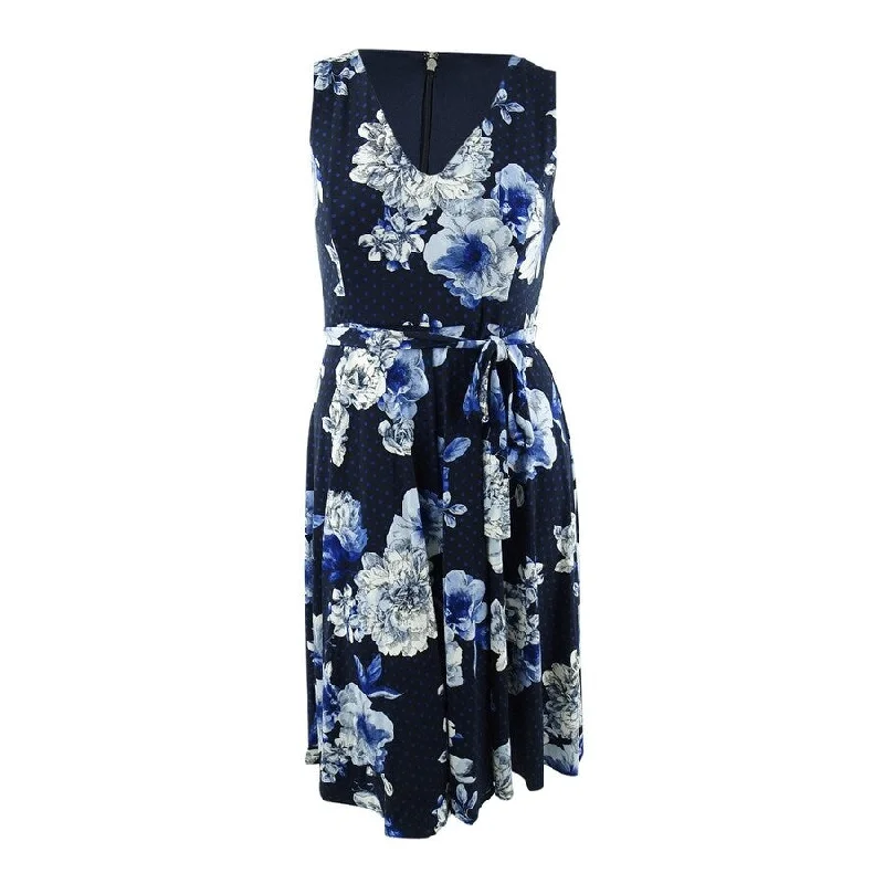 Deal Dash ruched dressTommy Hilfiger Womens Floral V-Neck Fit & Flare Midi Dress, Blue, 14 Deal Dash ruched dressTommy Hilfiger Womens Floral V-Neck Fit & Flare Midi Dress, Blue, 14